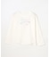 【綿100%】ロゴプリント 長袖Tシャツ