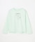 【綿100%】ロゴプリント 長袖Tシャツ
