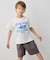 【綿100％】サメプリント 半袖Tシャツ