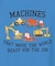 【綿100％】はたらく車プリント 半袖Tシャツ