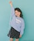 【シナモロール×ANY KIDS】アップリケ 長袖Tシャツ