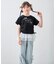 ドロスト 裾リボンTシャツ