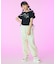 ドロスト 裾リボンTシャツ