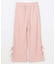 【新色追加】ランダムリブ ワイドフレアパンツ