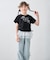 ドロスト 裾リボンTシャツ