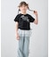 ドロスト 裾リボンTシャツ