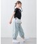 ドロスト 裾リボンTシャツ