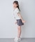 【一部店舗/WEB先行販売アイテム】ドット×リボン 半袖Tシャツ