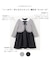 【2点セット】ノーカラー ボレロジャケット+襟付き ワンピース