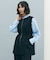 【セレモニー】BEAUTY FORM KNIT ZIPジレ