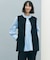 【セレモニー】BEAUTY FORM KNIT ZIPジレ