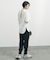 BEAUTY FORM JERSEY light バックZIP プルオーバー