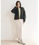 【WEB限定カラー】BEAUTY FORM JERSEY キーネックカーディガン