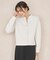 【WEB限定カラー】BEAUTY FORM JERSEY キーネックカーディガン