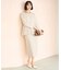 【セレモニー】BEAUTY FORM KNIT ペプラムセットアップ