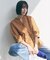【野呂佳代さん着用】ペプラム ギャザーブラウス