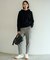 【ウエストゴム/14サイズ展開】beauty warm pants テーパード