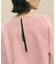 ドライタッチリブ バックZIP ボーダートップス