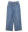 【UNFILO DENIM】撥水ストレッチ ワイドストレートデニム