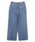 【UNFILO DENIM】撥水ストレッチ ワイドストレートデニム