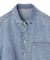 【UNFILO DENIM LIGHT】 クロップドシャツ