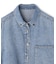 【UNFILO DENIM LIGHT】 クロップドシャツ