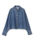 【UNFILO DENIM LIGHT】 クロップドシャツ
