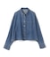 【UNFILO DENIM LIGHT】 クロップドシャツ