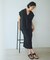 BEAUTY FORM JERSEY Light キーネックトップス