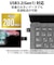 エレコム　USBメモリ 128GB USB3.2(Gen1)/3.1(Gen1)/3.0/2.0 2in1 キャップ式 ブラック MFCAU32128GBK