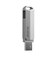 SUNEAST　外付けSSD スティック型 Revolve R5 シリーズ 1TB USB 3.2(Gen 2)USB Type C/USB-A両対応 回転式カバー  シルバー ［ポータブル型］ SE-PS0001T2LO1SF
