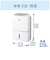 三菱電機　衣類乾燥除湿機 サラリPro コンプレッサー方式 31～62畳目安 ハイパワー タンク容量5.5L ホワイト MJPV250ZXW