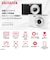 AIWA　aiwa cam DCB コンパクトデジタルカメラ ブラック JA4DCM0001BK