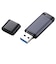 エレコム　USBメモリ 256GB キャップ式 USB 3.2 Gen1 読み込み最大150MB/s 暗号化AES256 データ保護ソフト対応 パスワードロック対応 ストラップホール付 ブラック MFRCU3256GBK