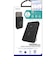 OWLTECH　モバイルバッテリー 10000mAh 準固体電池採用 マグネット式ワイヤレス充電 スマホリング搭載 USB Type-C入出力 ［USB Power Delivery対応 / 1ポート］ ブラック OWLLPB10025MGBK