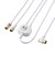 ORIGINALBASIC　4K8K対応アンテナ分波器ケーブル付(F(ネジ)0.5m-L(L字)2m) OBTSFL2C20WH