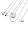 ORIGINALBASIC　4K8K対応アンテナ分波器ケーブル付(F(ネジ)0.5m-L(L字)2m) OBTSFL2C20WH