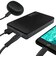 エアージェイ　準固体モバイルバッテリー10000mAh BK MBSS10000BK