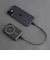 OWLTECH　モバイルバッテリー 5000mAh 準固体電池採用 マグネット式ワイヤレス充電 スマホリング搭載 USB Type-C入出力 ［USB Power Delivery対応 / 1ポート］ ホワイト OWLLPB5025MGWH