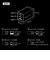 オズマ　PowerDelivery(PD)対応USB-AC充電器 65W 3ポート(Type-C×2+USB-A×1) GaN使用 PPS出力対応 ホワイト ACUC2M65ADWH