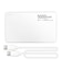 エアージェイ　準固体モバイルバッテリー5000mAh WH MBSS5000WH