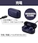 エレコム　Bluetoothイヤホン 完全ワイヤレスAAC対応低遅延モード ネイビー LBTTWS16NV