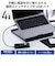 エレコム　USB Type-C ハブ USB3.2 Gen1 USB-A ×4 バスパワー 個別スイッチ マグネット付 ( USB-C ポート搭載 ) ブラック U3HCS040BK