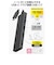 エレコム　USB Type-C ハブ 4ポート 5Gbps 高速 PD 100W ( MacBook iPad Windows 等対応 ) 薄型 USB-C ×2 USB-A ×2 ブラック U3HCH041PBK
