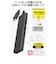 エレコム　USB Type-C ハブ 4ポート 5Gbps 高速 PD 100W ( MacBook iPad Windows 等対応 ) 薄型 USB-C ×2 USB-A ×2 ブラック U3HCH041PBK