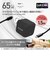 エレコム　USB 充電器 65W PD PPS対応 1ポート USB-C GaN II コンパクト 折りたたみプラグ PSE適合 MacBook iPad iPhone Switch 対応 1.5m ブラック MPAAC12565BK