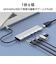SUNEAST　USB Type-C ドッキングステーション マルチハブ 6in1 PD100W給電可能 ケーブル長25cm アルミ合金 シルバー ［USB Power Delivery対応］ SE-HUB061JDPNNF