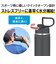 サーモス　真空断熱スポーツボトル グレーネイビー FJU1001