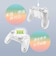 アローン　Switch2用カラフルコントローラー ホワイト ALLONE ALGNS2CT001WH<br>★こちらの商品は人気商品のため、色違い・仕様違い等含め「一家族１台限り」でのご協力をお願いしております。