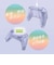 アローン　Switch2用カラフルコントローラー パープル ALLONE ALGNS2CT005PL<br>★こちらの商品は人気商品のため、色違い・仕様違い等含め「一家族１台限り」でのご協力をお願いしております。
